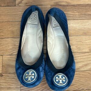 Tory Burch Caroline Suede Ballet Flats